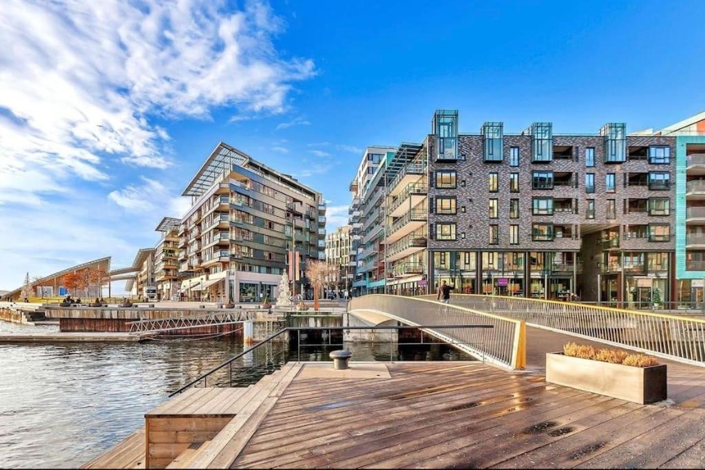 Tjuvholmen - Sjoside Hjem Appartement Oslo Buitenkant foto